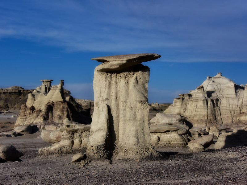 テントを張った後、歩いてみる